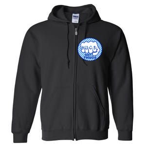 HUGS NOT THUGS Full Zip Hoodie