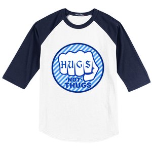 HUGS NOT THUGS Baseball Sleeve Shirt