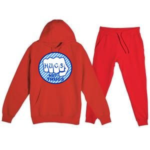 HUGS NOT THUGS Premium Hooded Sweatsuit Set