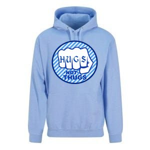 HUGS NOT THUGS Unisex Surf Hoodie