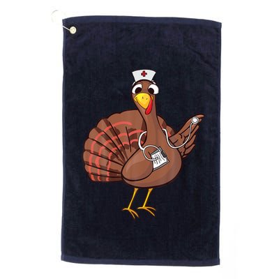 Hanksgiving Nurse Urkey Cool Funny Feast Day Gift Golf Towel