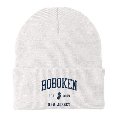 Hoboken Nj Vintage Athletic Sports Beanie