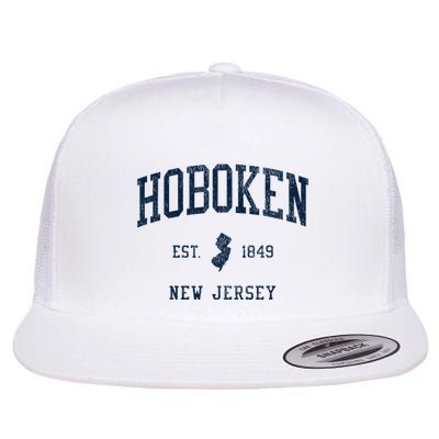 Hoboken Nj Vintage Athletic Sports Flatbill Hat