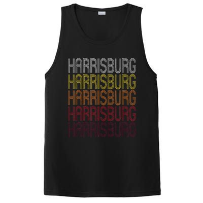 Harrisburg Nc Vintage Style North Carolina PosiCharge Competitor Tank