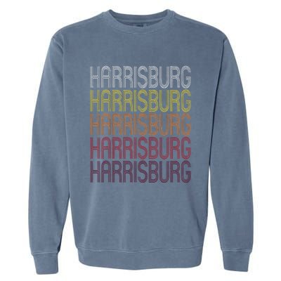 Harrisburg Nc Vintage Style North Carolina Garment-Dyed Sweatshirt