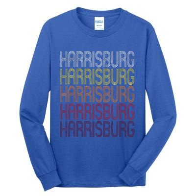 Harrisburg Nc Vintage Style North Carolina Tall Long Sleeve T-Shirt