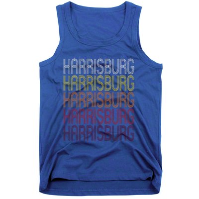 Harrisburg Nc Vintage Style North Carolina Tank Top