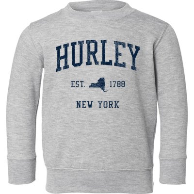 Hurley Ny Vintage Athletic Sports Jsn1 Toddler Sweatshirt