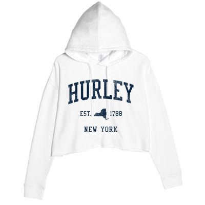 Hurley Ny Vintage Athletic Sports Jsn1 Crop Fleece Hoodie