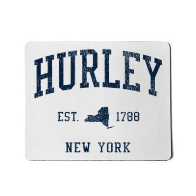 Hurley Ny Vintage Athletic Sports Jsn1 Mousepad