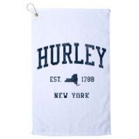 Hurley Ny Vintage Athletic Sports Jsn1 Platinum Collection Golf Towel