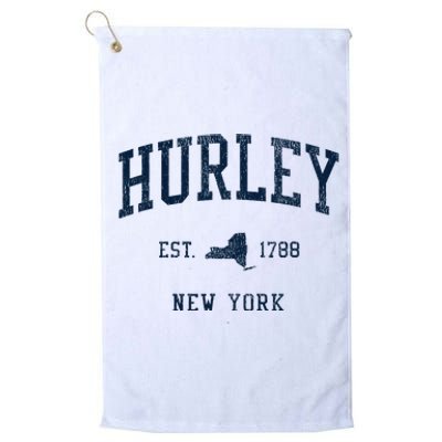 Hurley Ny Vintage Athletic Sports Jsn1 Platinum Collection Golf Towel