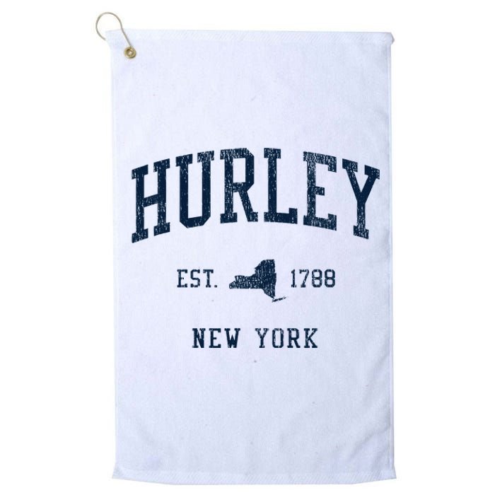 Hurley Ny Vintage Athletic Sports Jsn1 Platinum Collection Golf Towel