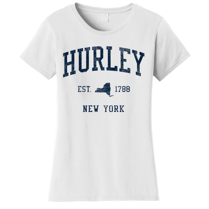 Hurley Ny Vintage Athletic Sports Jsn1 Women's T-Shirt