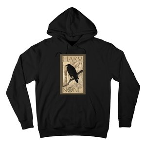 Harm None Wiccan And Pagan Hoodie