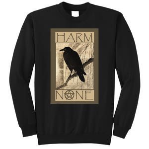 Harm None Wiccan And Pagan Sweatshirt