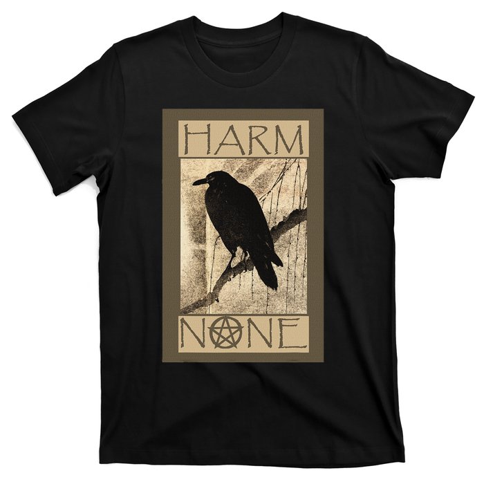 Harm None Wiccan And Pagan T-Shirt