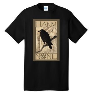 Harm None Wiccan And Pagan Tall T-Shirt