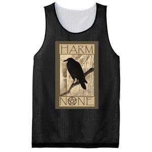 Harm None Wiccan And Pagan Mesh Reversible Basketball Jersey Tank