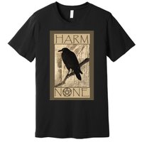 Harm None Wiccan And Pagan Premium T-Shirt