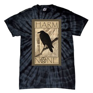 Harm None Wiccan And Pagan Tie-Dye T-Shirt