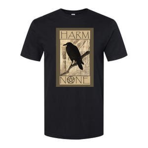 Harm None Wiccan And Pagan Softstyle CVC T-Shirt