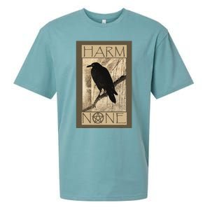 Harm None Wiccan And Pagan Sueded Cloud Jersey T-Shirt