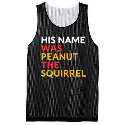 His Name Was Peanut The Squirrel Justice For Peanut 2024 Mesh Reversible Basketball Jersey Tank