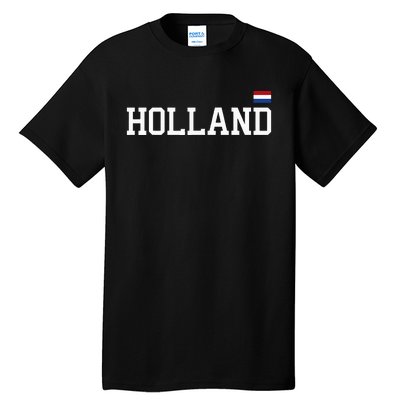 Holland Netherlands Women Dutch Flag Orange Tall T-Shirt