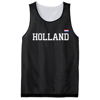 Holland Netherlands Women Dutch Flag Orange Mesh Reversible Basketball Jersey Tank