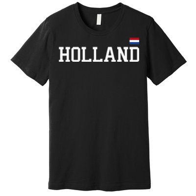 Holland Netherlands Women Dutch Flag Orange Premium T-Shirt