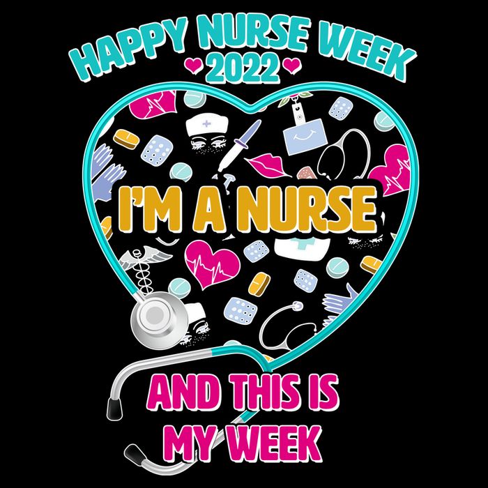 Happy Nurse Week I'm A Nurse And This Is My Week Drawstring Bag