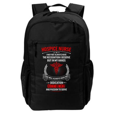 Hospice Nurse Week My Hands Have Passion Cute Gift Backpack