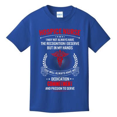 Hospice Nurse Week My Hands Have Passion Cute Gift Kids T-Shirt