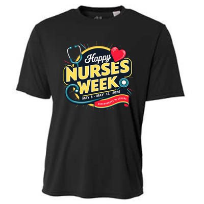 Happy Nurses Week And Day 2024 Superheroes In Scrubs B Cooling Performance Crew T-Shirt