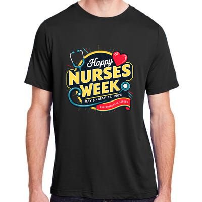 Happy Nurses Week And Day 2024 Superheroes In Scrubs B Adult ChromaSoft Performance T-Shirt