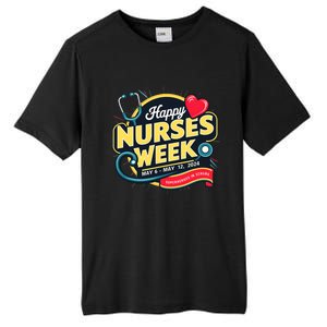 Happy Nurses Week And Day 2024 Superheroes In Scrubs B Tall Fusion ChromaSoft Performance T-Shirt