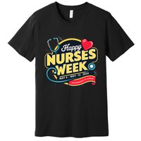 Happy Nurses Week And Day 2024 Superheroes In Scrubs B Premium T-Shirt