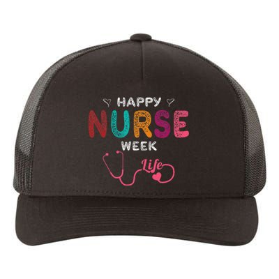 Happy Nurse Week Yupoong Adult 5-Panel Trucker Hat