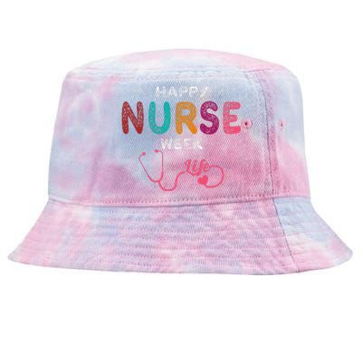 Happy Nurse Week Tie-Dyed Bucket Hat