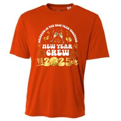 Happy New Year 2025 New Years Eve Party Family Matching 2025 Gift Cooling Performance Crew T-Shirt