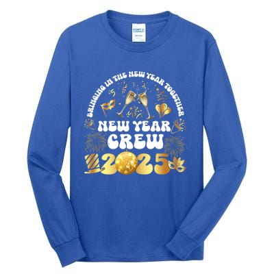 Happy New Year 2025 New Years Eve Party Family Matching 2025 Gift Tall Long Sleeve T-Shirt