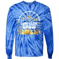 Happy New Year 2025 New Years Eve Party Family Matching 2025 Gift Tie-Dye Long Sleeve Shirt