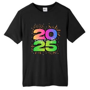 Happy New Year 2025 New Years Party Firework 2025 Loading Cool Gift Tall Fusion ChromaSoft Performance T-Shirt