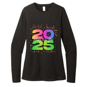 Happy New Year 2025 New Years Party Firework 2025 Loading Cool Gift Womens CVC Long Sleeve Shirt