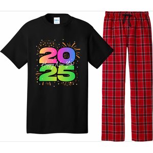 Happy New Year 2025 New Years Party Firework 2025 Loading Cool Gift Pajama Set