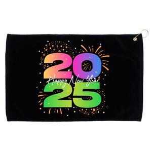 Happy New Year 2025 New Years Party Firework 2025 Loading Cool Gift Grommeted Golf Towel