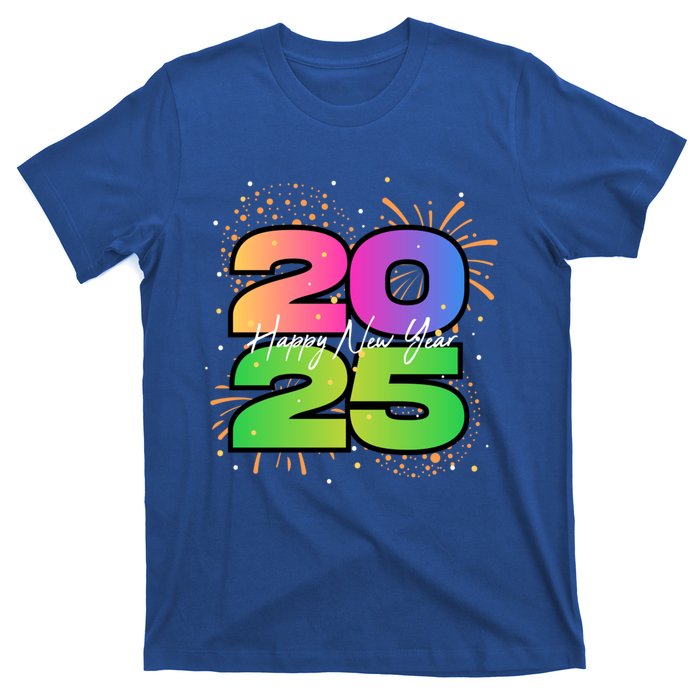 Happy New Year 2025 New Years Party Firework 2025 Loading Cool Gift T-Shirt