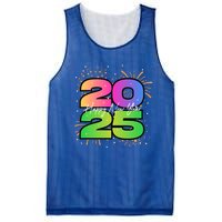 Happy New Year 2025 New Years Party Firework 2025 Loading Cool Gift Mesh Reversible Basketball Jersey Tank