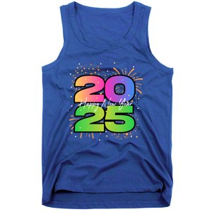 Happy New Year 2025 New Years Party Firework 2025 Loading Cool Gift Tank Top